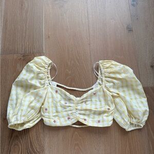 Zara puff sleeve top